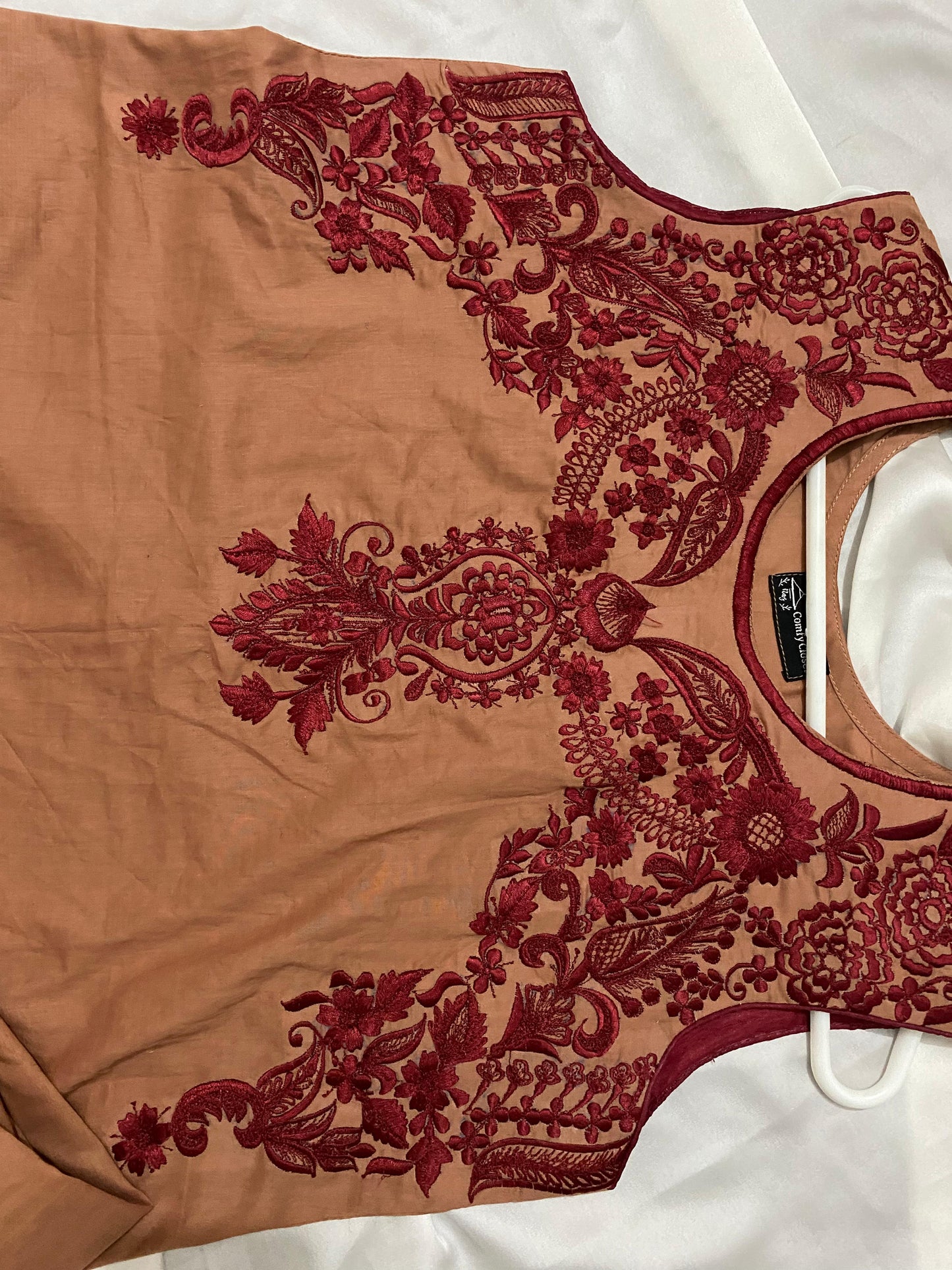 Embroidered article